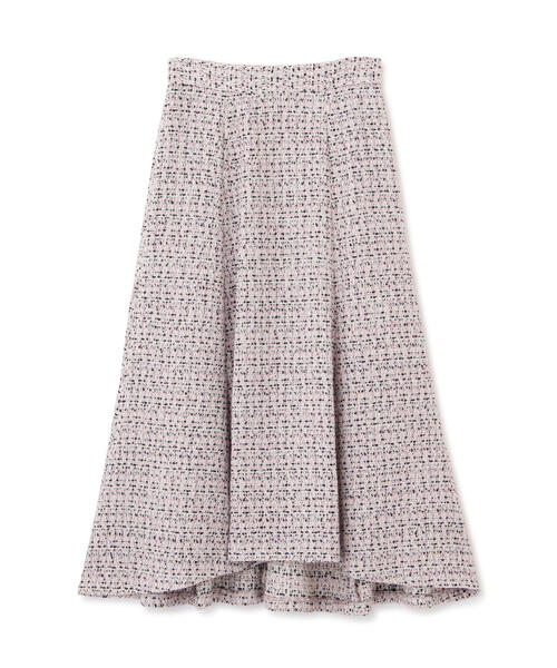 【美品】Drawer ★ツイードフレアスカート PROPORTION BODY DRESSING スカート ミックスツイードフレア
