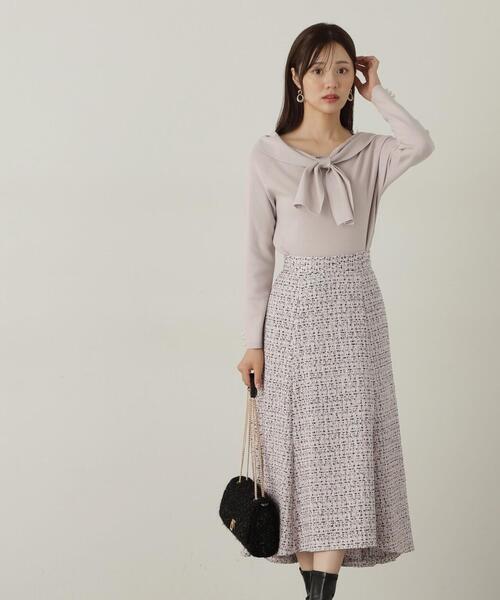 CPG フレアスカート　美品 フロントファスナーフレアスカート | PROPORTION BODY DRESSING