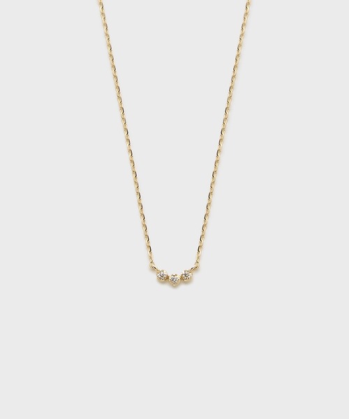 NOJESS（ノジェス） ネックレス K10ダイヤモンドネックレス（0.01ct 