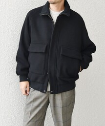 ブルゾン アウター SHIPS any: PURE WOOL MELTON ダービー ブルゾン メンズ｜ZOZOTOWN Yahoo!店
