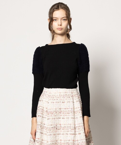 ニット セーター CREAM PUFF KNIT ニットプルオーバー レディース