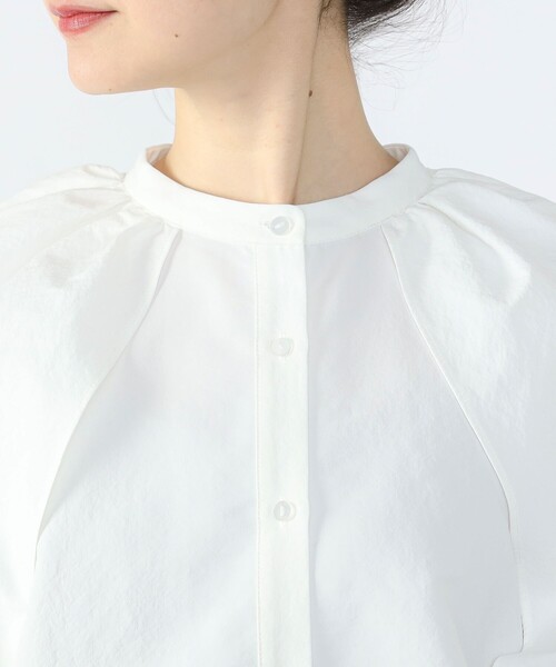 BEAMS HEART ブラウス シャツ バルーンスリーブ レディース