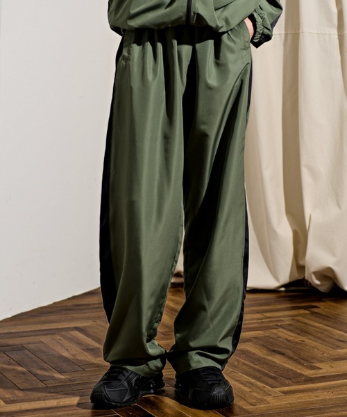 オールドステューシー ナイロンパンツ トラックパンツ テープライン テック オールドステューシー ナイロンパンツ トラックパンツ テープライン