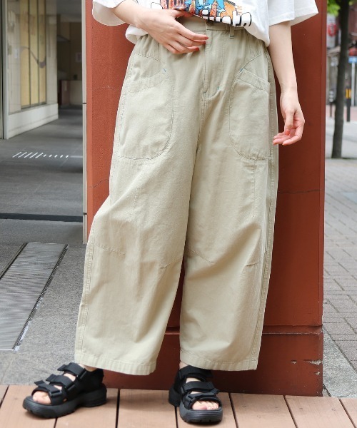 チチカカ（TITICACA） パンツ ツイルオウウ゛ァムパンツ レディース