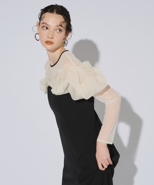 ANDRESD ドレス フリルフレアドレス / frills flare dress : ZOZOTOWN