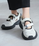 厚底 スポーツサンダル サンダル 厚底ベルトス...の詳細画像5