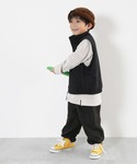 ワイドパンツ パンツ 水はじく ドローコード ...の詳細画像1