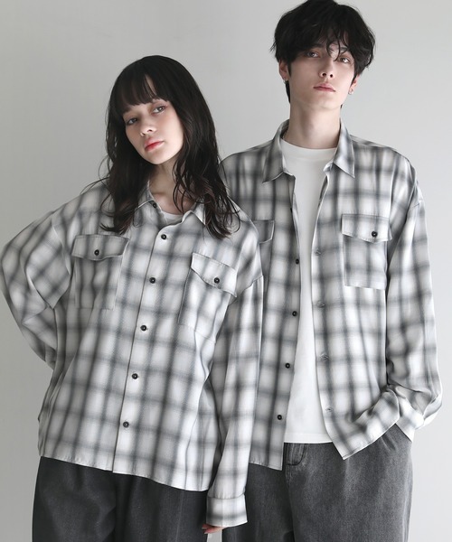 WIND AND SEA オンブレチェック 長袖シャツ チェックシャツ WIND AND SEA オンブレチェック 長袖シャツ チェックシャツ 楽天