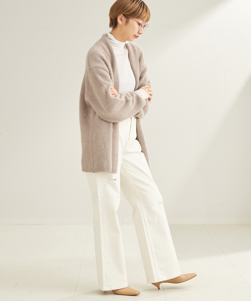 plage（プラージュ） カーディガン fox cashmere fur gown  