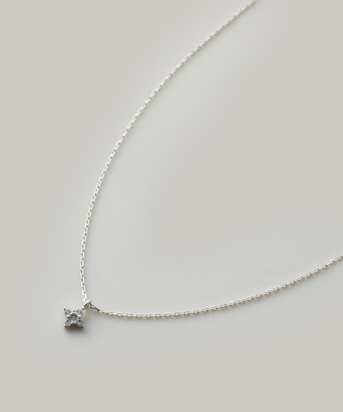 ネックレス 「silver925」クローバーネックレス レディースの画像