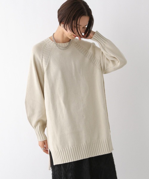 LEPSIM（レプシィム） ニット セーター ラグランニットチュニック