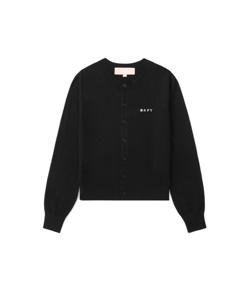 カーディガン BAPY CLASSIC KNIT CARDIGAN レディース