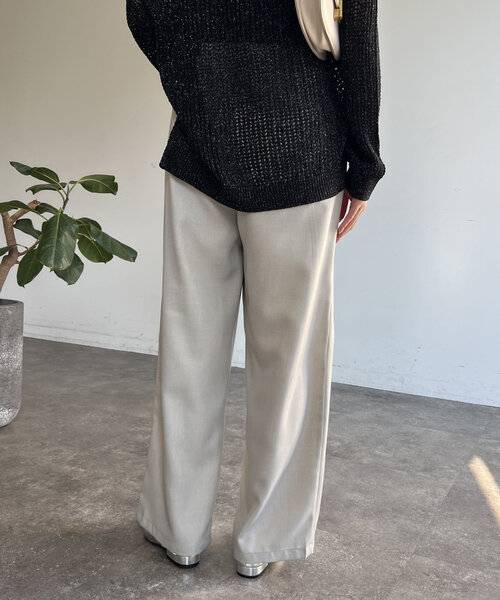 Chez toi パンツ ラップワイドパンツ レディース : ZOZOTOWN Yahoo!店