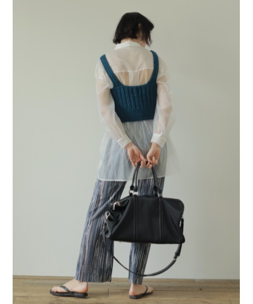 「AMAIL」 キャミソールニット FREE ピンク レディース_画像2