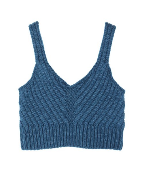 「AMAIL」 キャミソールニット FREE ピンク レディース_画像5