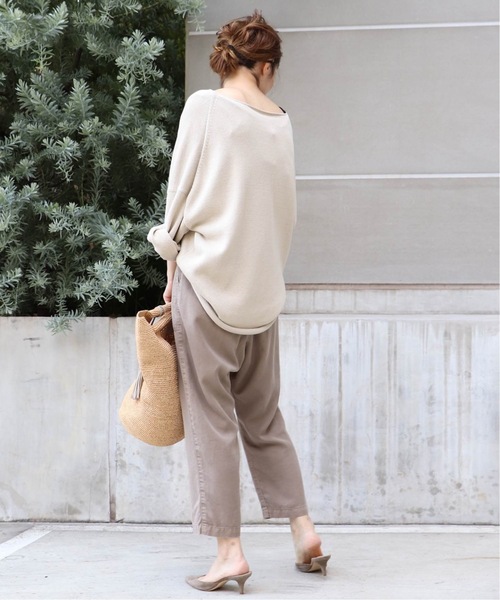 Deuxieme Classe 「Deuxieme Classe」 クロップドパンツ 34 ブラウン  