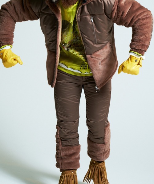 「SEVESKIG」 手袋 LARGE ブラック メンズ_画像4