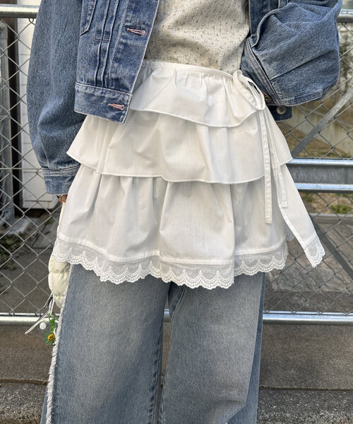 w closet スカート フリルラップスカート : ZOZOTOWN Yahoo!店