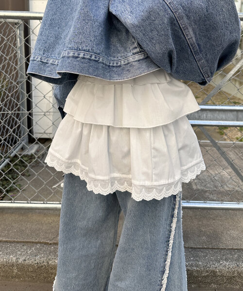 w closet スカート フリルラップスカート : ZOZOTOWN Yahoo!店