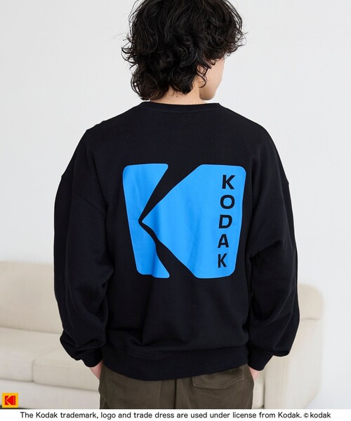 【美品】Kodak スウェット トレーナー coen トレーナー スウェット 「Kodak/コダック」ロゴアイコン