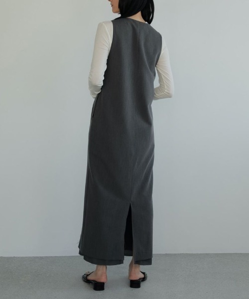 anuke（アンヌーク） ワンピース anuke Cutoff Vneck Onepiece