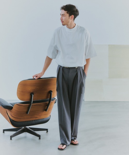 NewAnce（ニュアンス） tシャツ 「NewAnce」Oversize Mock Neck Tee