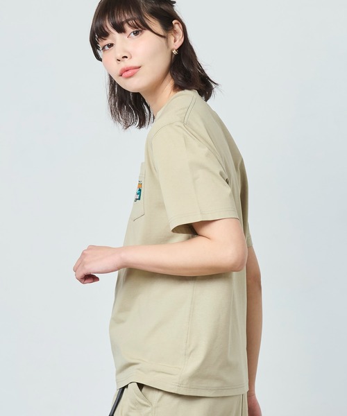 tシャツ 「JAPAN EDITION」カントン・カタディン・ポケット・ティ レディース L.L.Bean tシャツ 「JAPAN EDITION」カントン・カタディン