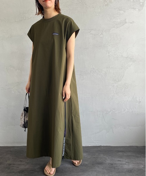 新品　THOUSAND MILE ノースリーブワンピース THOUSAND MILE 「THOUSAND MILE」 ノースリーブワンピース F