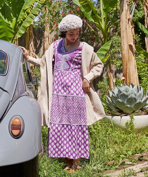 「チャイハネ」 「Amina」コート FREE ベージュ レディース_画像8