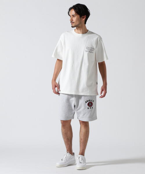 限定■AVIREX■大人気 バーシティ ペインターショーツ 国内発送 AVIREX ジーンズ 「直営店限定」VARSITY PAINTER SHORTS / バー
