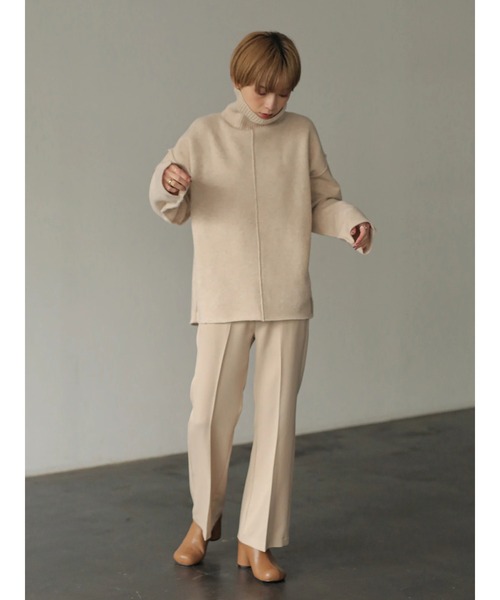 「rem closet」 タートルネックニット SMALL アイボリー レディース_画像4