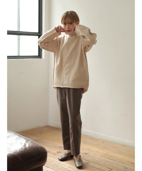 「rem closet」 タートルネックニット SMALL アイボリー レディース_画像8