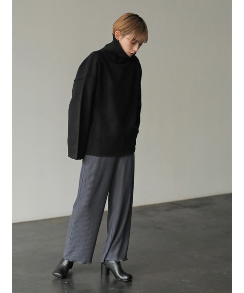 「rem closet」 タートルネックニット SMALL アイボリー レディース_画像9