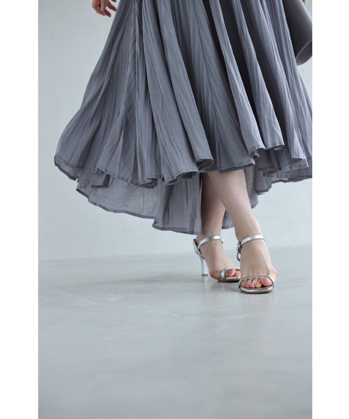 cawaii ワンピース 染まりゆくグラデーションのランダム裾プリーツ