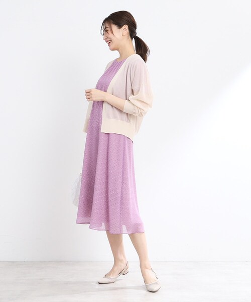 カーディガン 「夏SALE／手洗い可」キレイめシアーカーディガン レディース Reflect カーディガン 「夏SALE／手洗い可」キレイめシアー