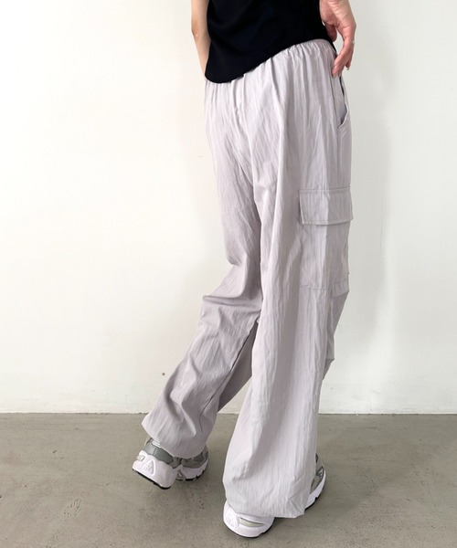 【MUCENT】GROSS NYLON CARGO PANTS_UNISEX ☆韓国人気☆ MUCENT カーゴパンツ 「日本未発売/WEB限定」MUCENT(ムセント