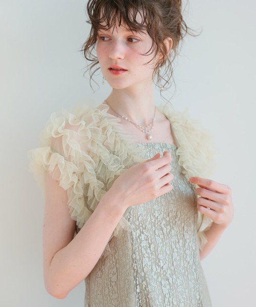 Dorry Doll ドレス フリルボレロセットレースドレス : ZOZOTOWN