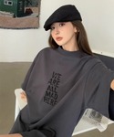 tシャツ シンプル ロゴ プリント 古着風 T...の詳細画像1