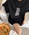 tシャツ シンプル ロゴ プリント 古着風 T...の詳細画像2