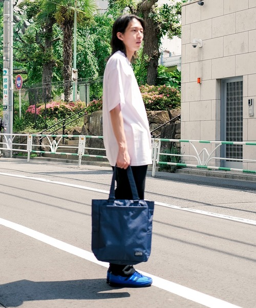   JEANS ブラックトートバッグ JEANS MATE（ジーンズメイト） トートバッグ 「NEVEREND/ネバーエンド