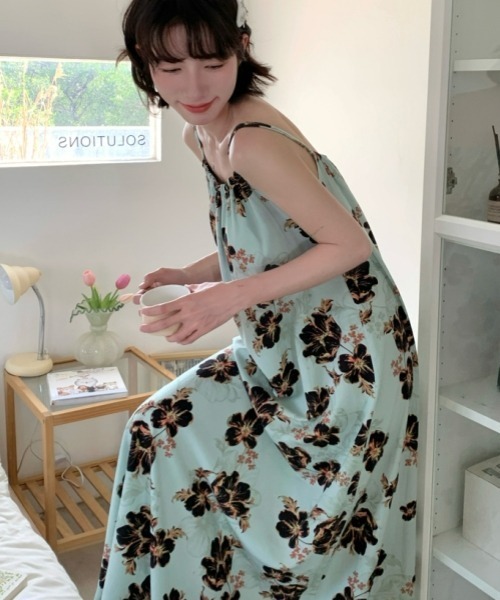 gossip!ロサンゼルス ワンピース レトロムード＊カップ付き