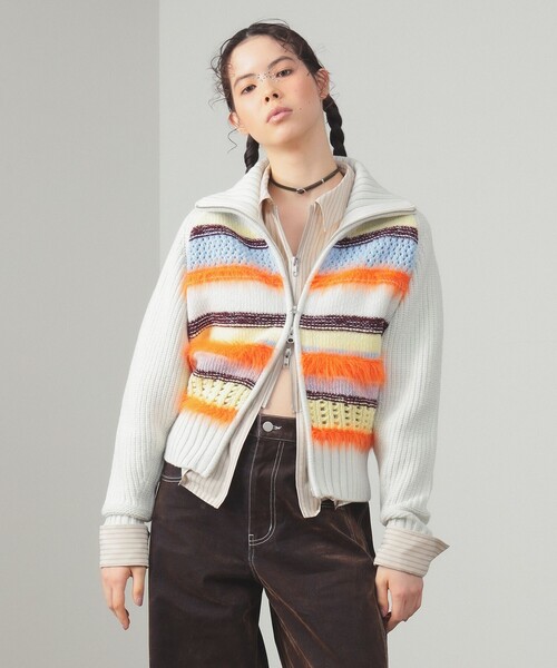 【未使用】￥38,500 boussole Ray BEAMS カーディガン Ray BEAMS（レイ ビームス） カーディガン 「別注」BOUSSOLE