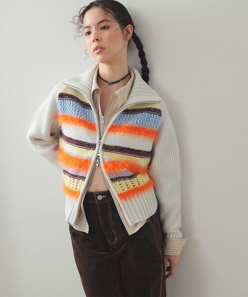 Ray BEAMS（レイ ビームス） カーディガン 「別注」BOUSSOLE