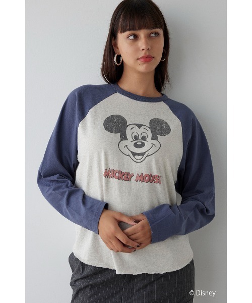 ALEXIA STAM（アリシアスタン） tシャツ 「Mickey Mouse」 Print