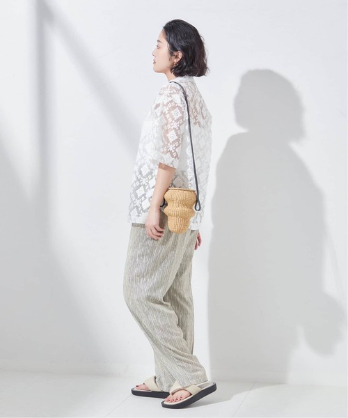 JOURNAL STANDARD L'ESSAGE ラメモノトーンパンツ DEVEAUX GOLDラメモノトーンイージーパンツ（その他パンツ
