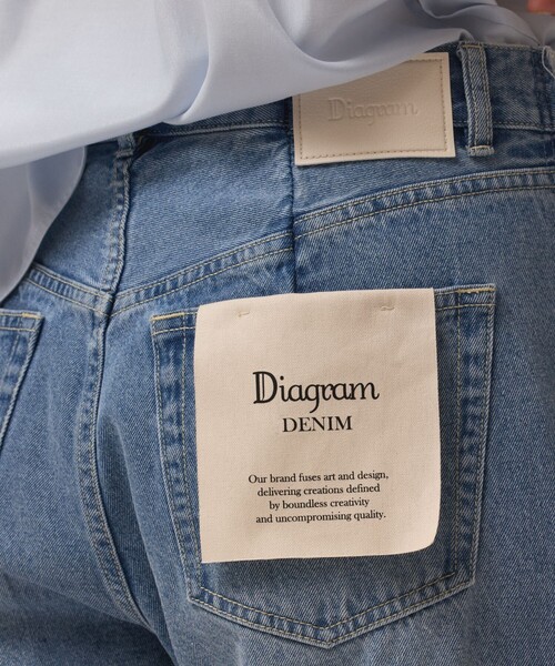 Diagram ジーンズ デニム デニムパンツ リメイクストレートデニム