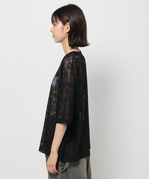 niko and… tシャツ レースプリントアソートTシャツ レディース