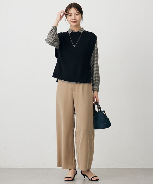 J.PRESS（J.プレス） ベスト ジレ ニット ベスト レディース
