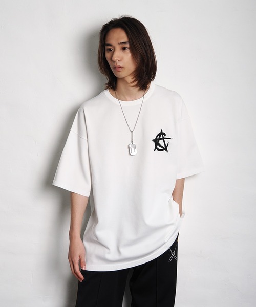 RADIO EVA tシャツ A296 CIRCLE Knit T-Shirt メンズ : ZOZOTOWN