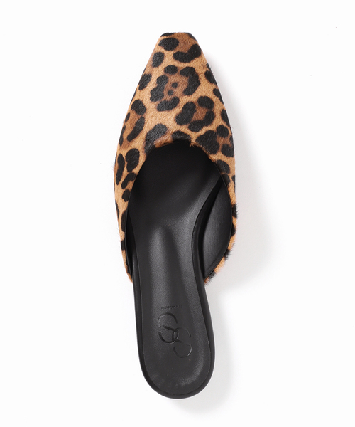 yellow ミュール　レオパード YELLO スニーカーヒール SNEAKER MULES ミュール レオパード